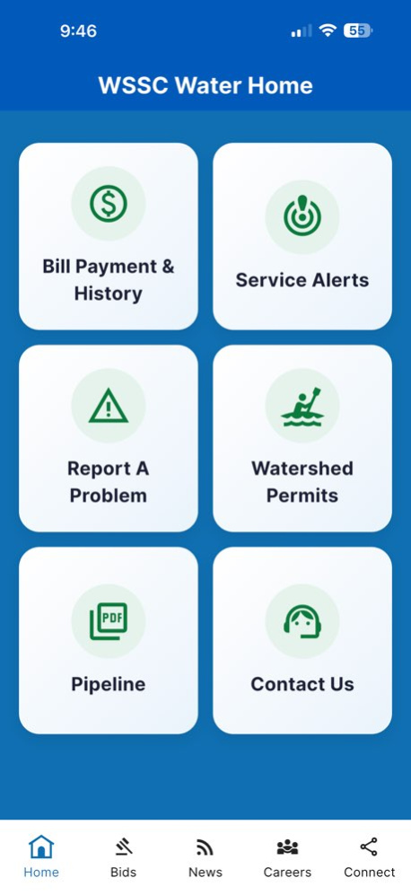 WSSC Water 3.2.0 Screenshot