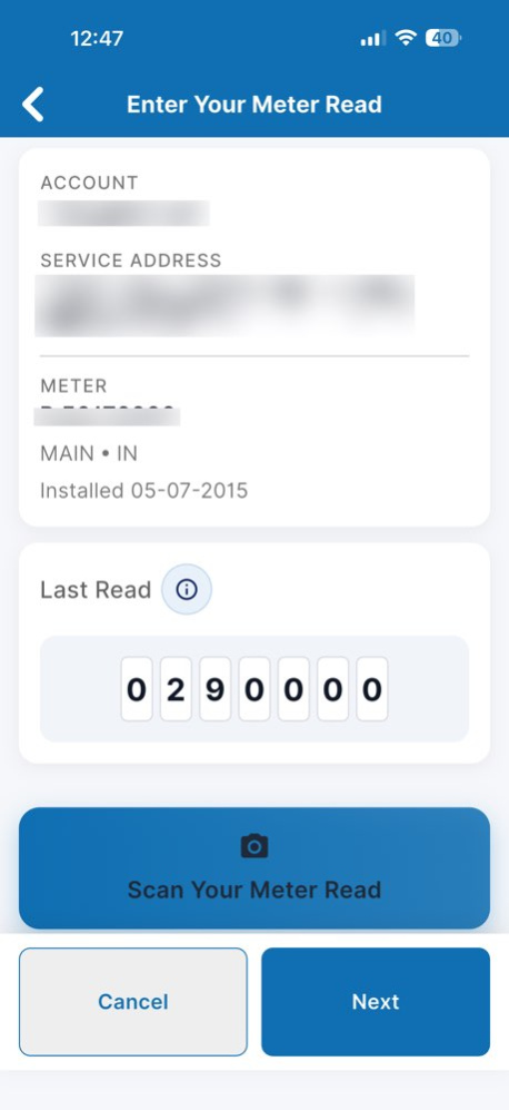 WSSC Water 3.2.0 Screenshot