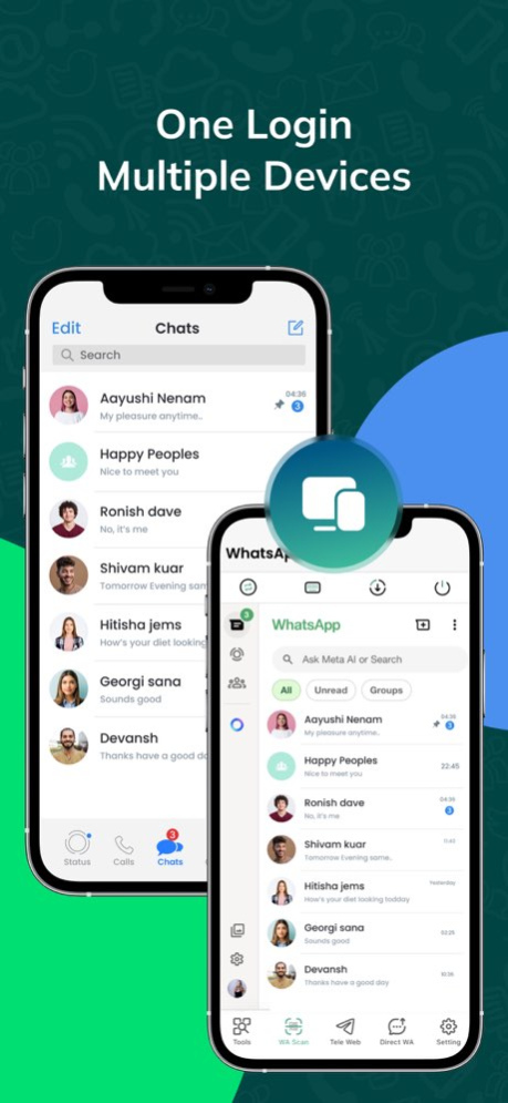 WT Scan for Web - Dual Account 4.5.5 Screenshot