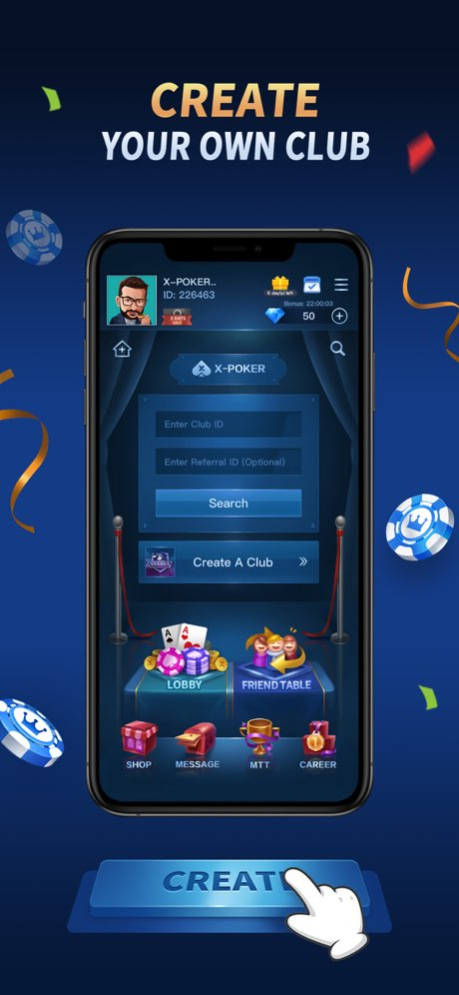X-Poker - Holdem,Omaha,OFC 1.12.0 Screenshot