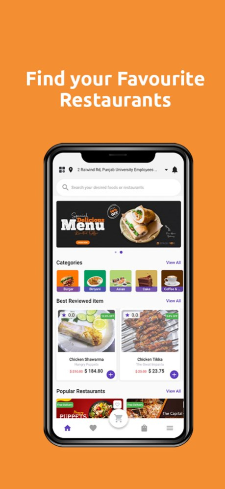 XdelNow : Food Delivery & More 2.1.3 Screenshot