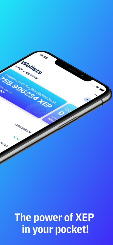XEP Wallet 1.0.3 Screenshot
