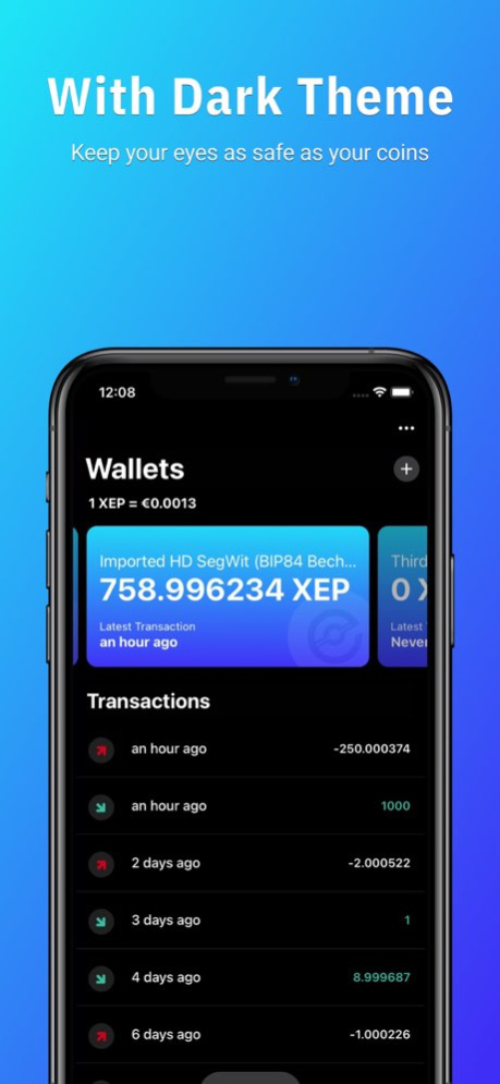XEP Wallet 1.0.3 Screenshot