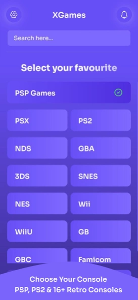 XGames - Play PSP, PS2 & More 3.0 Screenshot