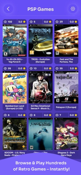 XGames - Play PSP, PS2 & More 3.0 Screenshot