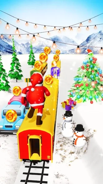Xmas Santa Surfer Running Game 3.1 Screenshot