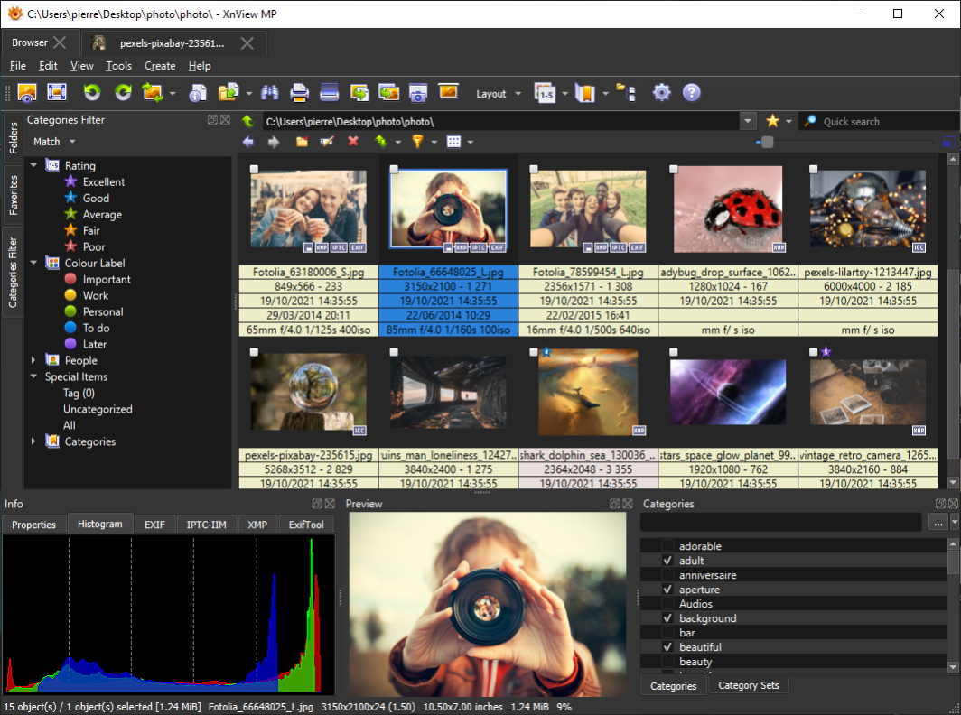 XnView MP x64 1.12.1 Screenshot