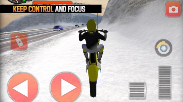 Xtreme Snow Bike Rider  Screenshot