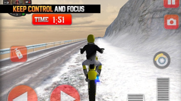 Xtreme Snow Bike Rider  Screenshot