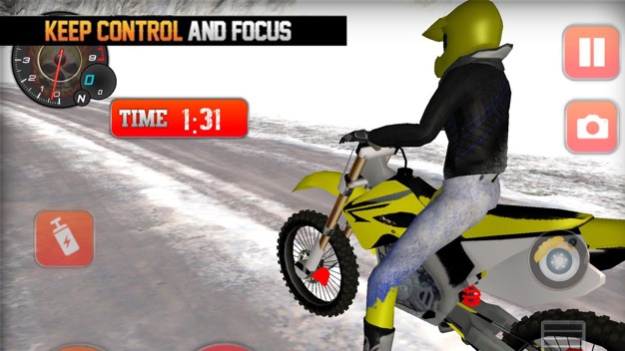 Xtreme Snow Bike Rider  Screenshot