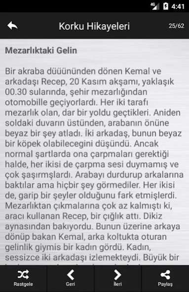 Yaşanmış Korku Hikayeleri 1.0 Screenshot