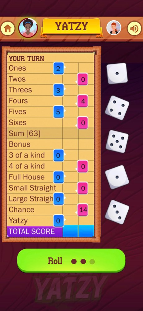 Yatzy Go: Classic Dice Game 4.3 Screenshot
