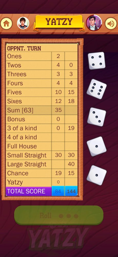 Yatzy Go: Classic Dice Game 4.3 Screenshot