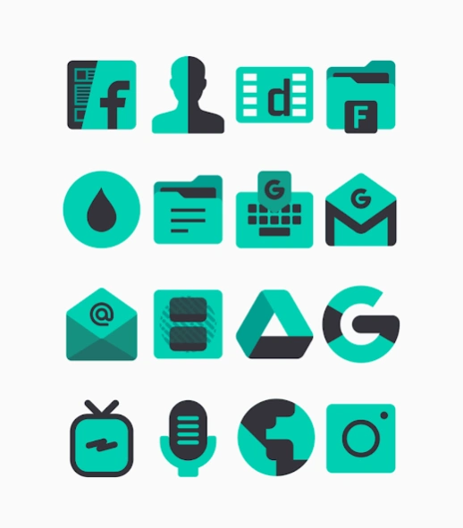 Zamrud Turqoise - Icon Pack  Screenshot