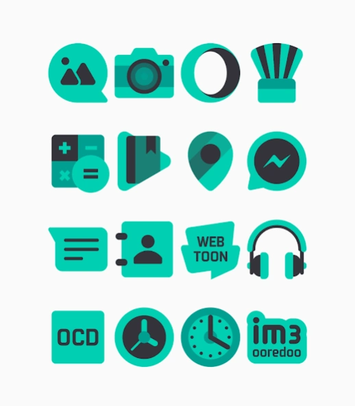 Zamrud Turqoise - Icon Pack  Screenshot