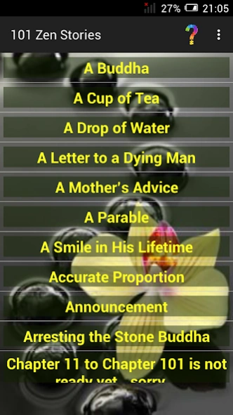 101 Zen Stories  Screenshot