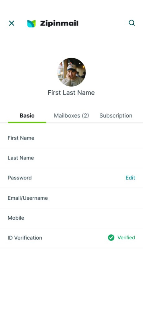 Zipinmail I Virtual Mailbox 3.1.4 Screenshot