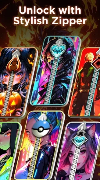 Zipper Lock Screen 20260825.31 Screenshot