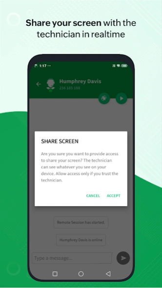 Customer App - Zoho Assist 1.48 Screenshot