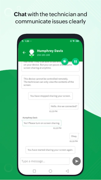 Customer App - Zoho Assist 1.48 Screenshot