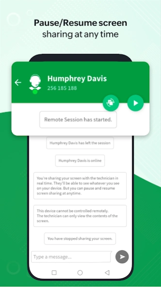 Customer App - Zoho Assist 1.48 Screenshot