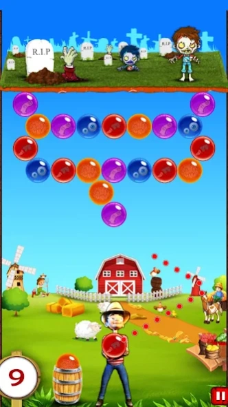 Zombie Bubble Shooter Match 3 1.0.1 Screenshot