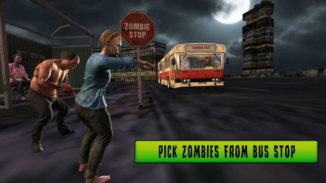 Zombie City Bus Driver Games 1.9 Screenshot