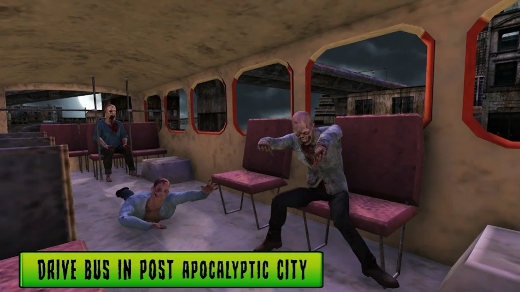 Zombie City Bus Driver Games 1.9 Screenshot