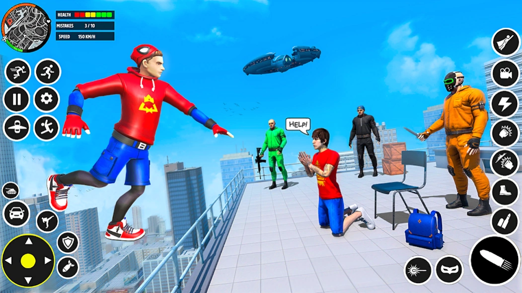 Flying Robot Hero Rescue Game 1.0.52 Screenshot