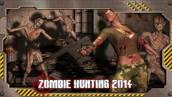 Zombie Hunting 2014 - 3D Sniper Hunter FPS Shooter Killing Game 1.0 Screenshot