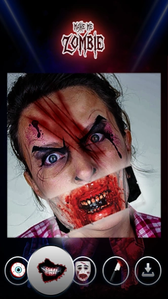 Zombie Photo Booth Editor  Screenshot