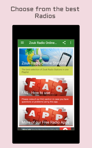Zouk Music Radio Stations  Screenshot